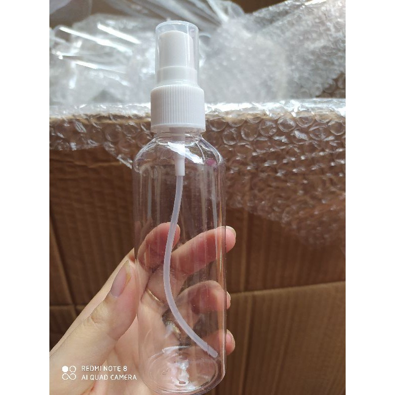 Thanh lý chai xịt phun xương nhựa trong 100ml giá rẻ