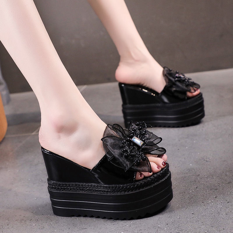 Dép đế xuồng 12cm thời trang mới dành cho bạn nữ