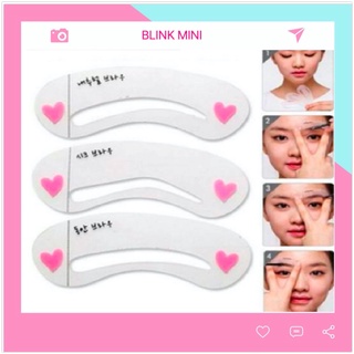 Set 3 Khuôn Kẻ Chân Mày Mini Brow Class