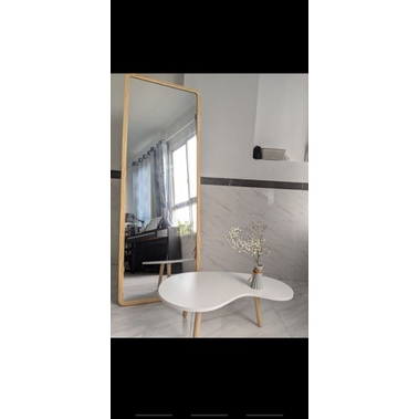 Gương soi toàn thân bo góc khung gỗ 1m7x60 - homevuive