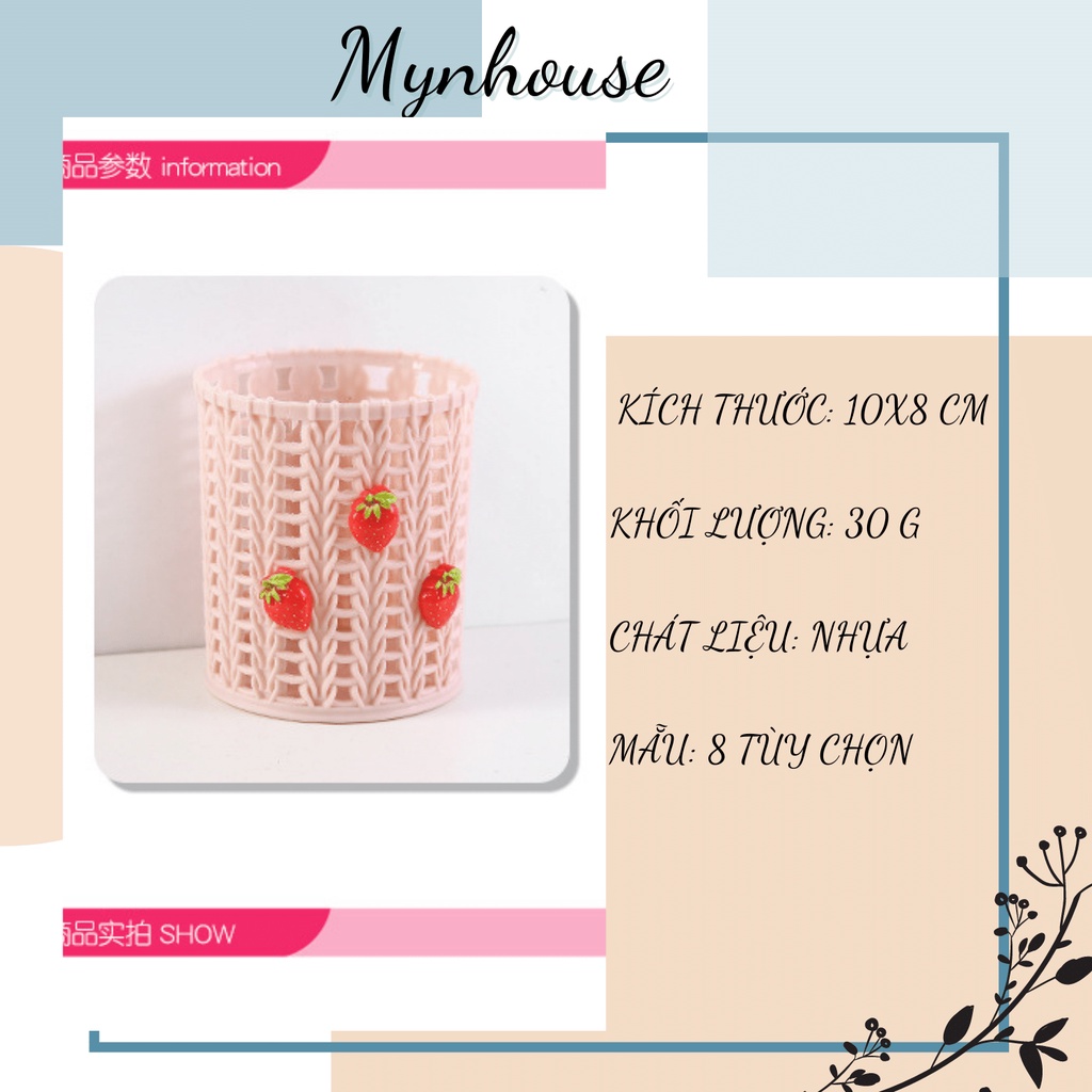 Hộp đựng bút để bàn nhỏ xinh giao ngẫu nhiên