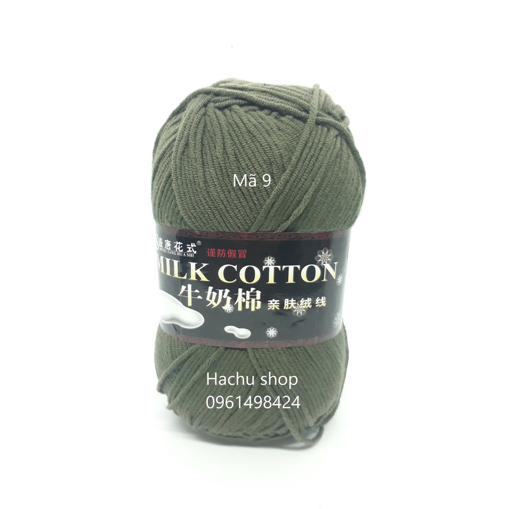 Len milk cotton loại 1