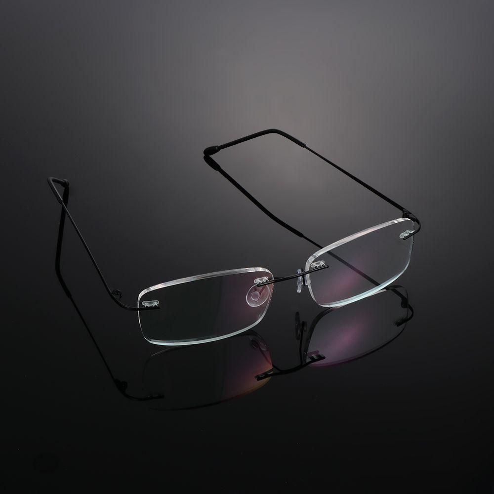 Kính Đọc Sách Unisex Gọng Titan Hình Chữ Nhật