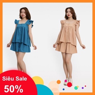 Set Đồ Nữ , Bộ Lụa Tay Tiên Bèo Xinh Xắn Shop Chu