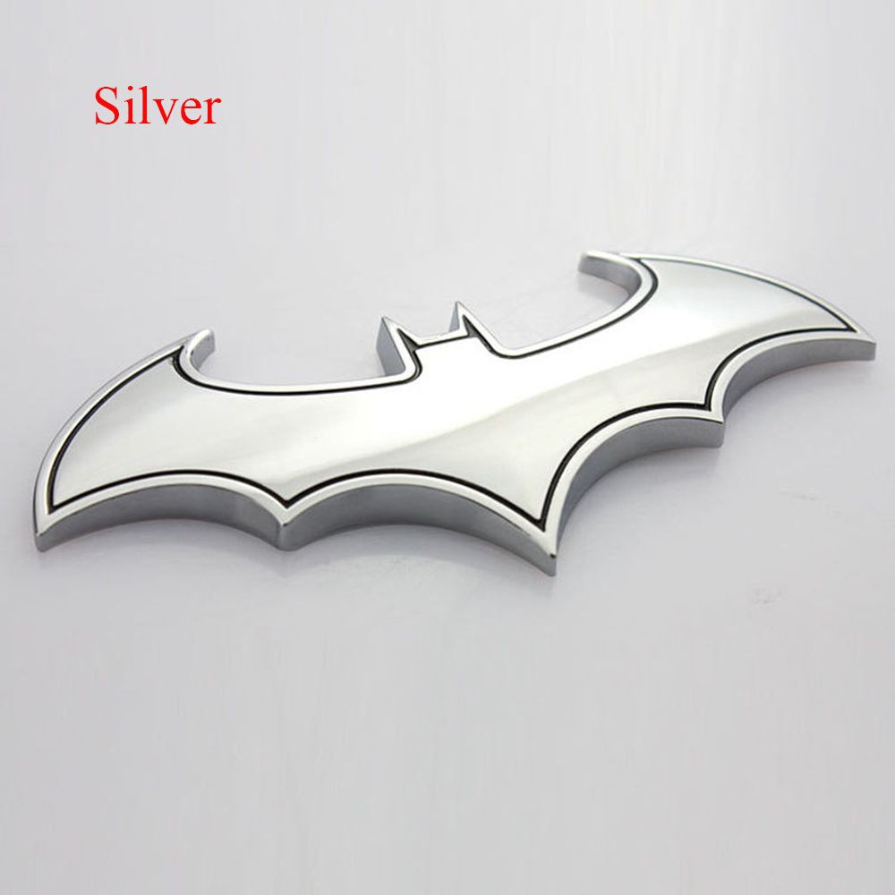 Mới Decal Kim Loại Hình Dơi 3d Trang Trí Xe Hơi / Mô Tô
