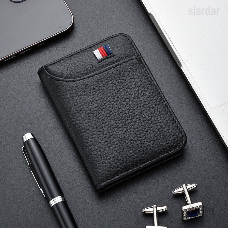 Ví Da Siêu Mỏng Đựng Thẻ / Bằng Lái Xe / Bằng Lái Xe Cỡ Lớn Đa Năng Cho Nam Giá Đỡ