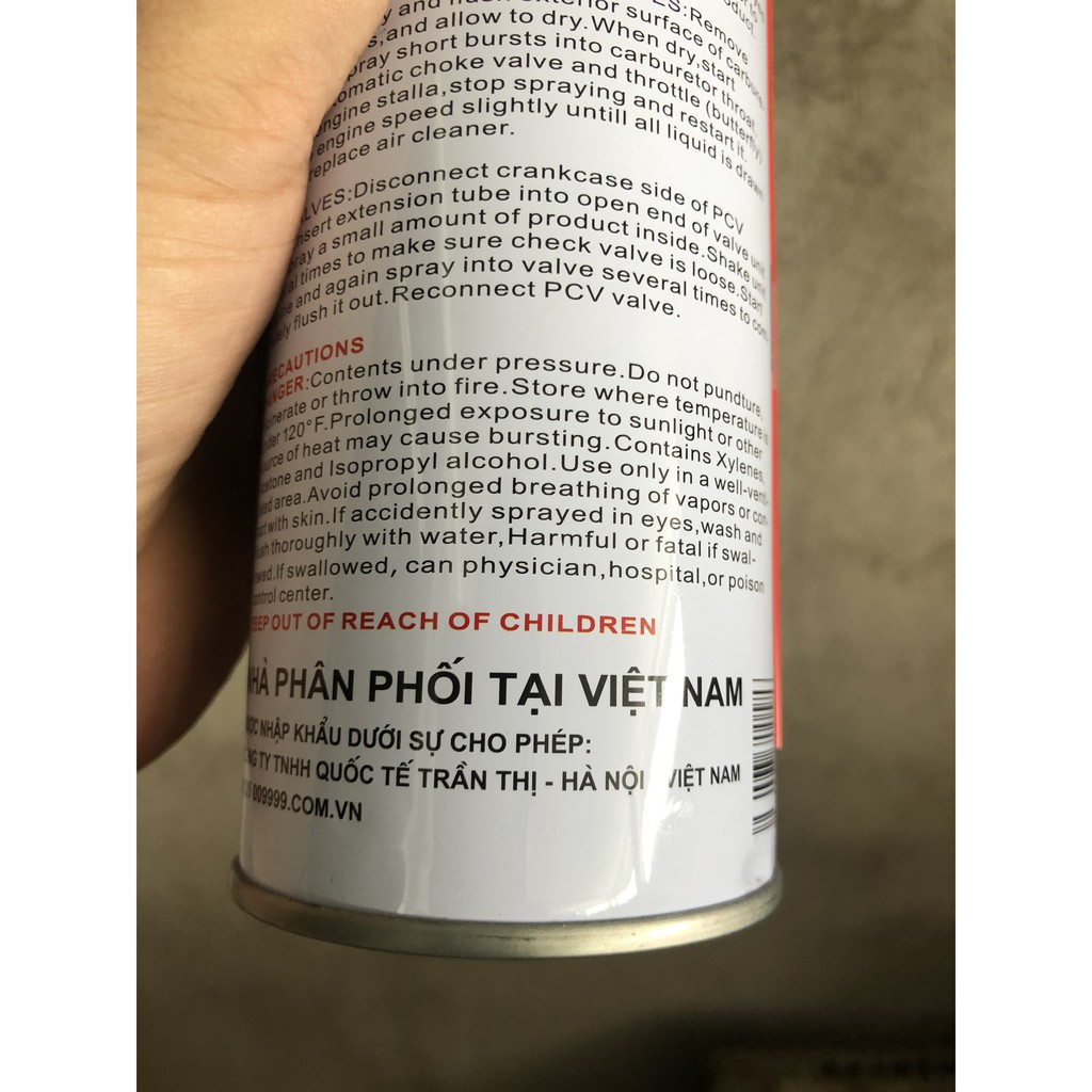 Xịt chế Bình xịt rửa chế hòa khí DYRAMID