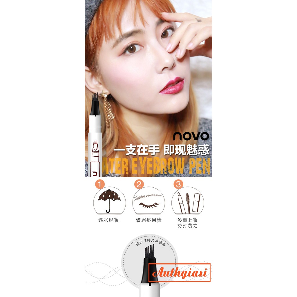 Chì kẻ mày gảy phẩy sợi 4D Novo Fashion Eyebrows | BigBuy360 - bigbuy360.vn