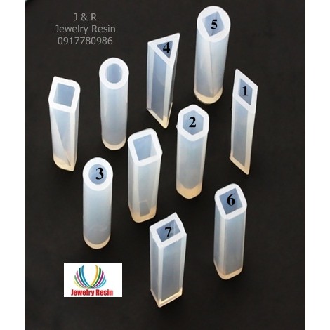 Khuôn Epoxy Resin: Khuôn Silicon Hinh Trụ