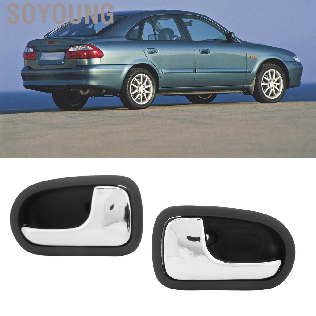 Soyoung 2pcs Car Interior Door Handle S54N 58 330B 65 Replacement for Mazda Protege 323 626