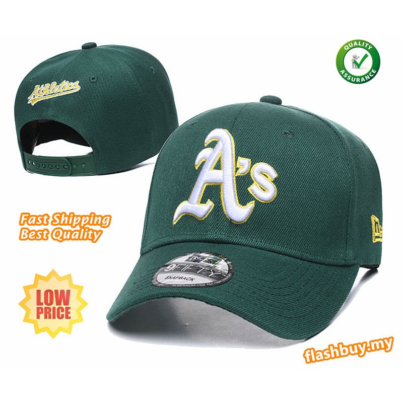 Thời Trang New era Mũ Lưỡi Trai Thể Thao Thêu Số 9 Fifty MLB Oakland Có Dây Điều Chỉnh Thời Trang Cho Nam Và Nữ