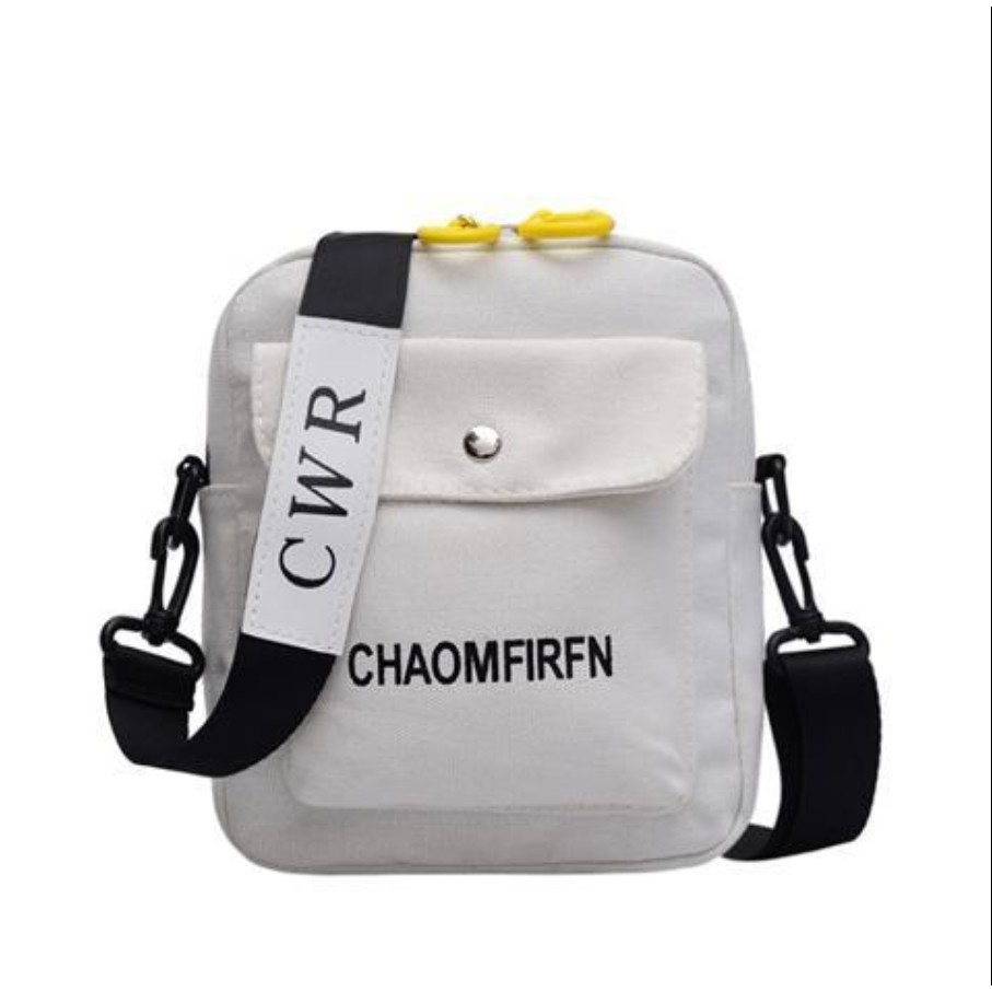 Túi Đeo Chéo Ngực Vải Canvas Cho Nam Nữ 025