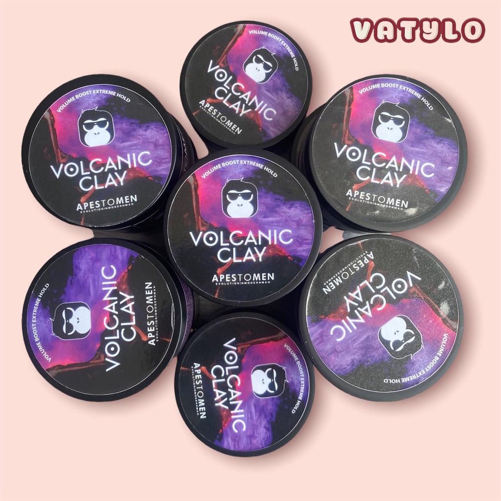 Sáp vuốt tóc nam Volcanic Clay CHÍNH HÃNG, chăm sóc tóc, giữ nếp tóc MN01