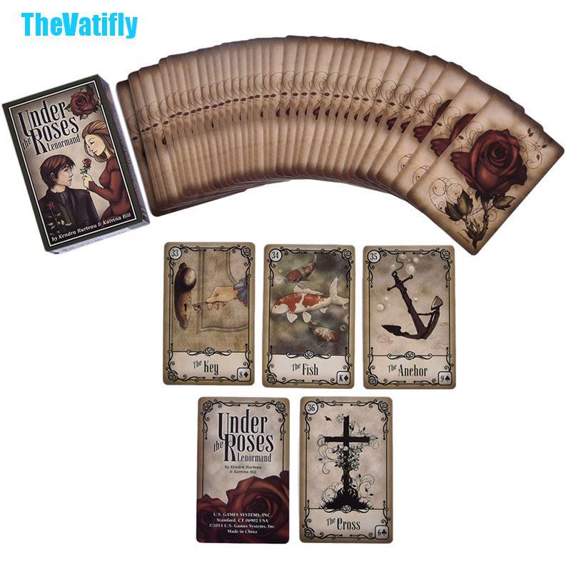 Bộ Bài Tarot Thevatifly Under The Roses 39 Chất Lượng Cao