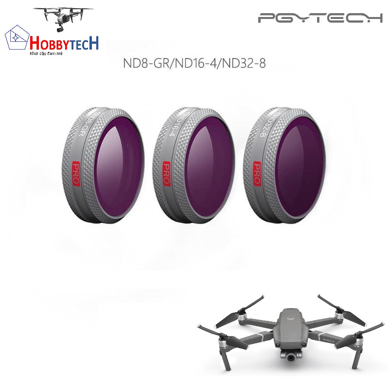 Combo 3 lens filter GND mavic 2 zoom professional - PGYTECH