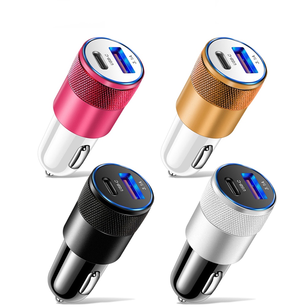 Bộ sạc xe hơi Twitch 68W chuyển đổi cổng PD kép USB type C