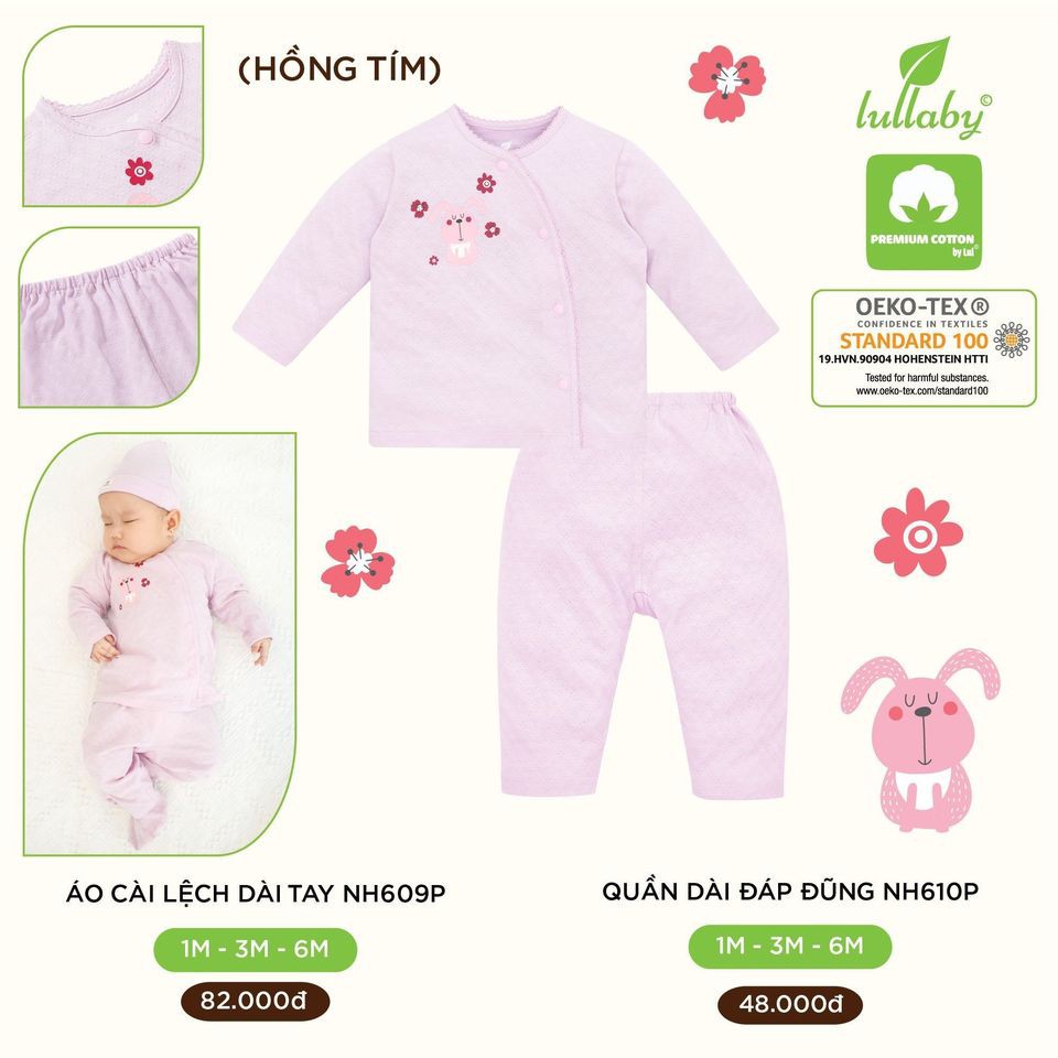 bộ lulaby cúc lệch
