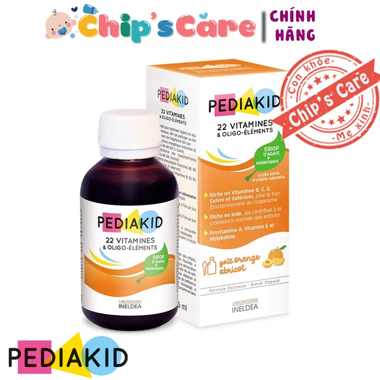 Pediakid tổng hợp 22 vitamin cho bé