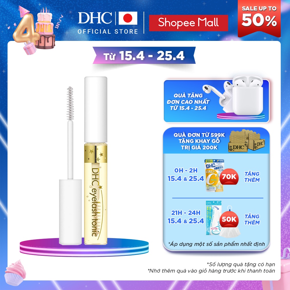 Tinh chất dưỡng mi DHC Eyelash tonic 3.5ml và 6.5ml