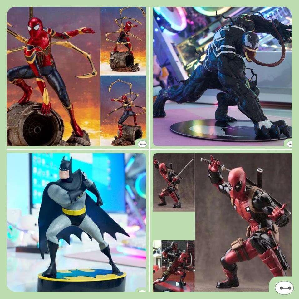 MÔ HÌNH ARTFX SIÊU ANH HÙNG SPIDER MAN / BATMAN / DEADPOOL / VENOM CỰC ĐẸP