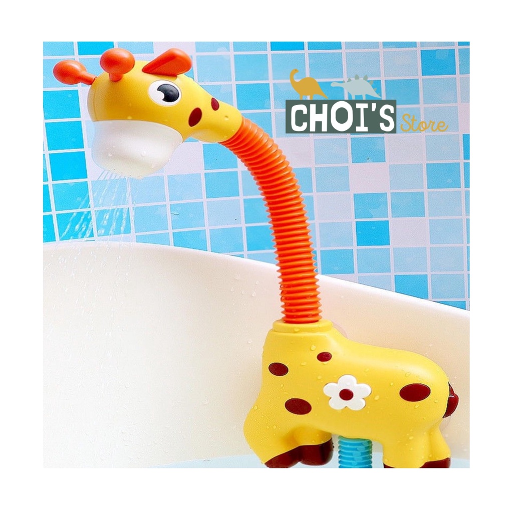 Vòi sen tự động hươu cao cổ ( đồ chơi nhà tắm)