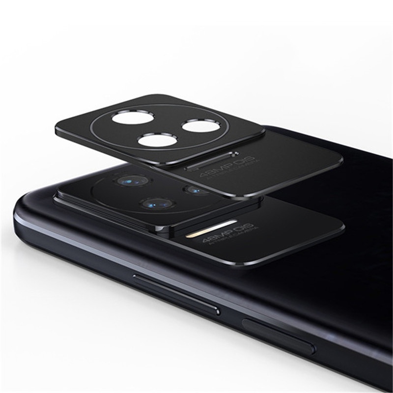 Ốp Điện Thoại Chống Trầy Xước Có Vòng Kim Loại Bảo Vệ Ống Kính Máy Ảnh Cho Xiaomi Poco F4 GT Redmi K60 K40S K50 Pro Ultra