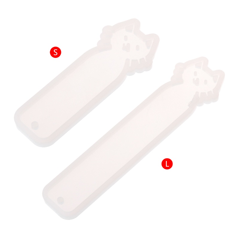 Khuôn Silicone Làm Thẻ Đánh Dấu Sách Hình Mèo Đáng Yêu