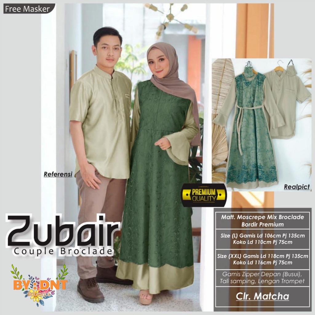 Áo thun cặp đôi in chữ zubair | BigBuy360 - bigbuy360.vn