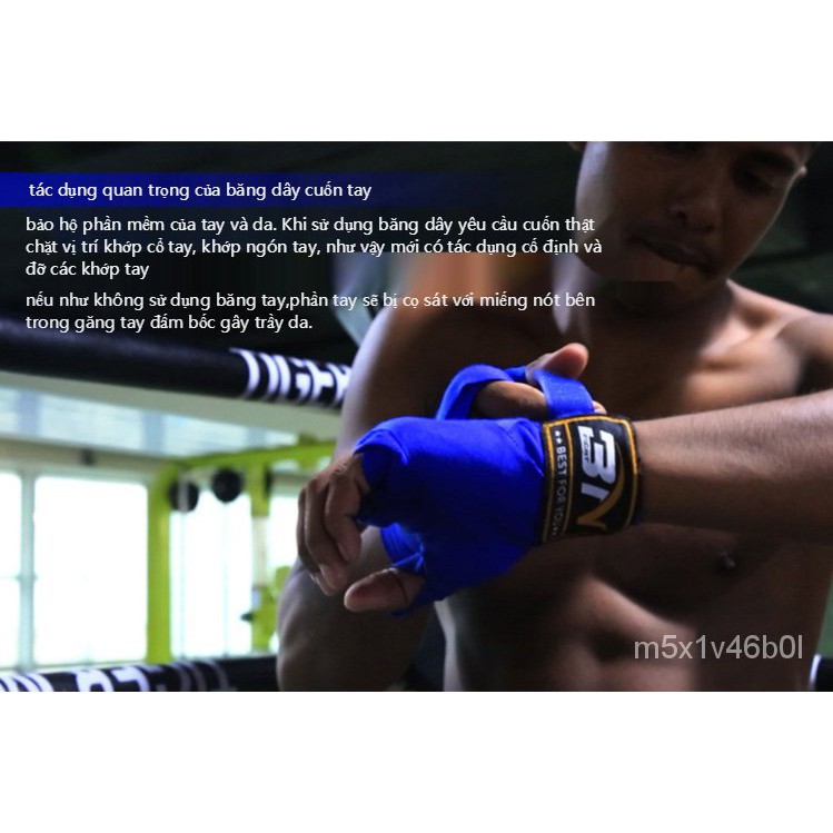Băng Đa Boxing,Băng đa boxing võ thuật Bn co dãn 3m 5m dây quấn tay cao cấp Tán thủ Muay mẫu 2021 Handraps Boxin