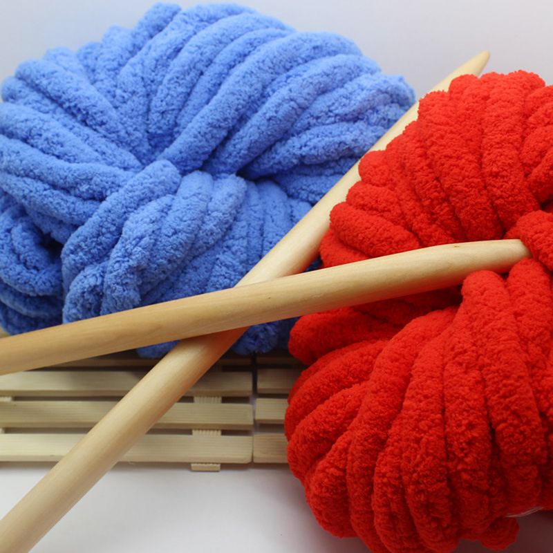 Cuộn Len Sợi Chenille 250g Giữ Ấm Mùa Đông Đa Ứng Dụng