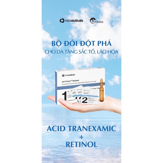 𝗣𝗘𝗘𝗟 thay da sinh học MD:Ceuticals Md tranex retipeel - 𝗧𝗥𝗔𝗡𝗘𝗫𝗔𝗠𝗜𝗖 𝗔𝗖𝗜𝗗 &amp; 𝗥𝗘𝗧𝗜𝗡𝗢𝗟