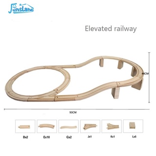 Đường ray xe lửa FUNSLANE bằng gỗ chất lượng cao