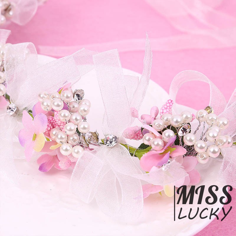 Vòng hoa đeo đầu thời trang thanh tú cho nữ