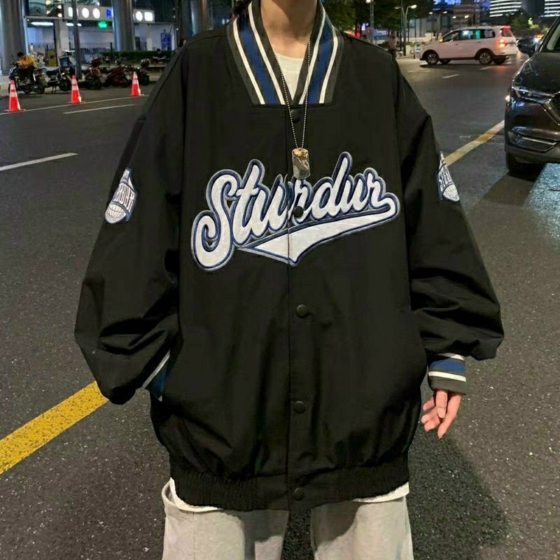 Áo khoác bomber unisex ⚡FREESHIP⚡ Áo bomber bóng chày ulzzang STURDUR Siêu chất