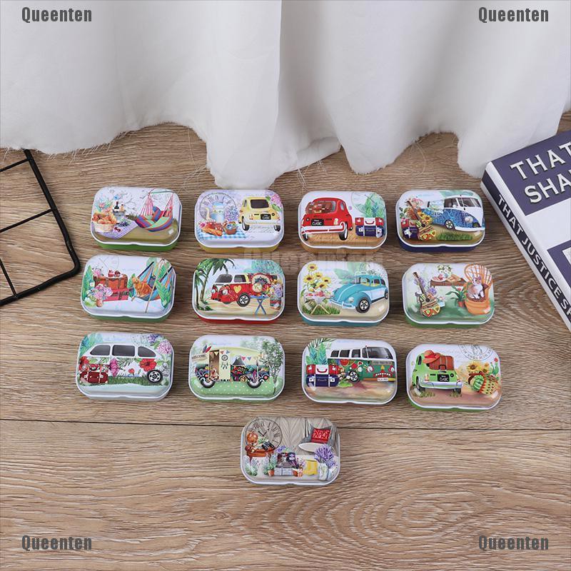 [Hàng mới về] Hộp đựng vật dụng phụ kiện nhỏ gọn bằng thiếc chắc chắn