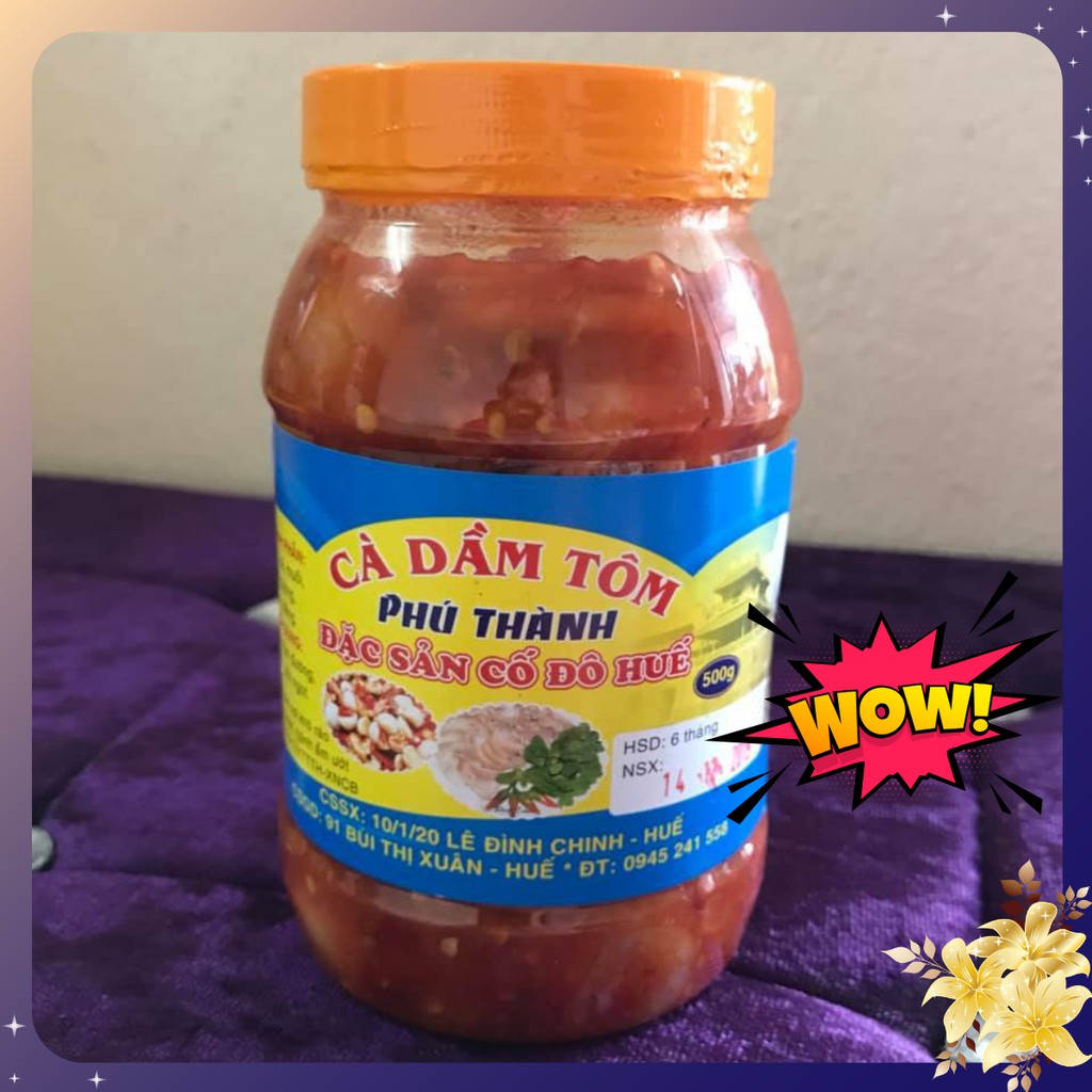 Cà dầm tôm Phú Thành 500g siêu ngon 🎈 Đặc sản Huế 🎈