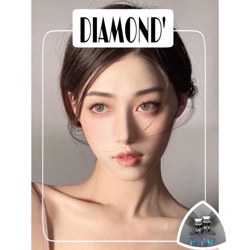 Sale Sốc - FREESHIP : Mẫu Kính Áp Tròng Hàn Quốc diamond không Độ