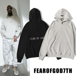 Áo Hoodie Vải Cotton In Chữ Fear Of God Độc Đáo Cá Tính