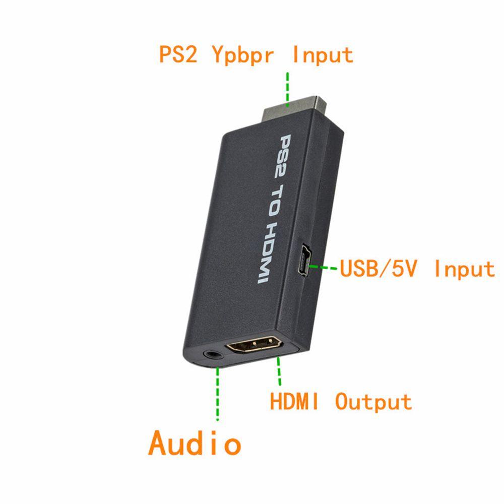 Cáp Chuyển Đổi Âm Thanh Từ PS2 Sang HDMI 480i / 480p / 576i 3.5mm