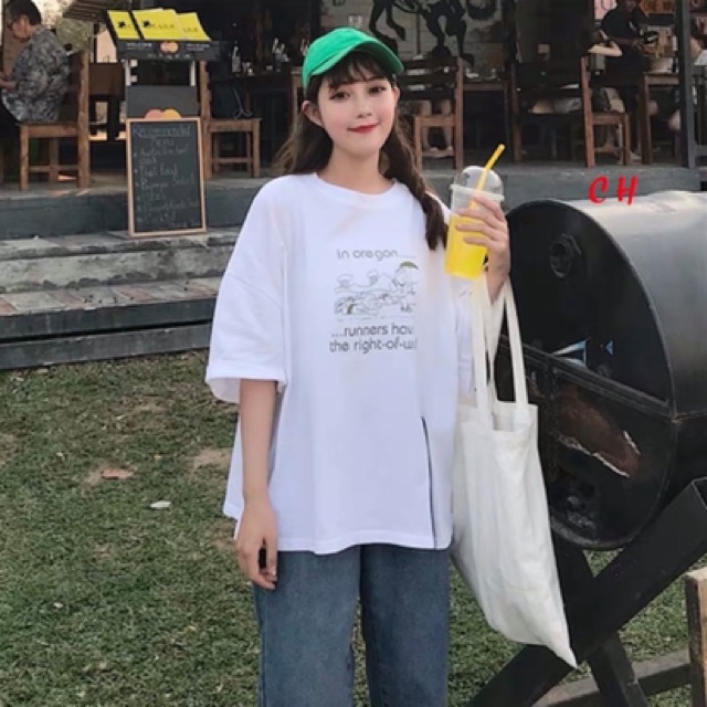Áo xẻ hông in one CH12