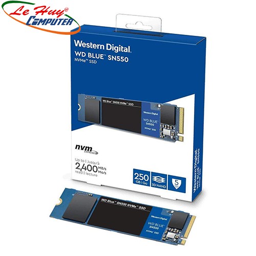 Ổ cứng SSD Western Digital SN550 Blue 250GB M.2 2280 PCIe NVMe 3x4