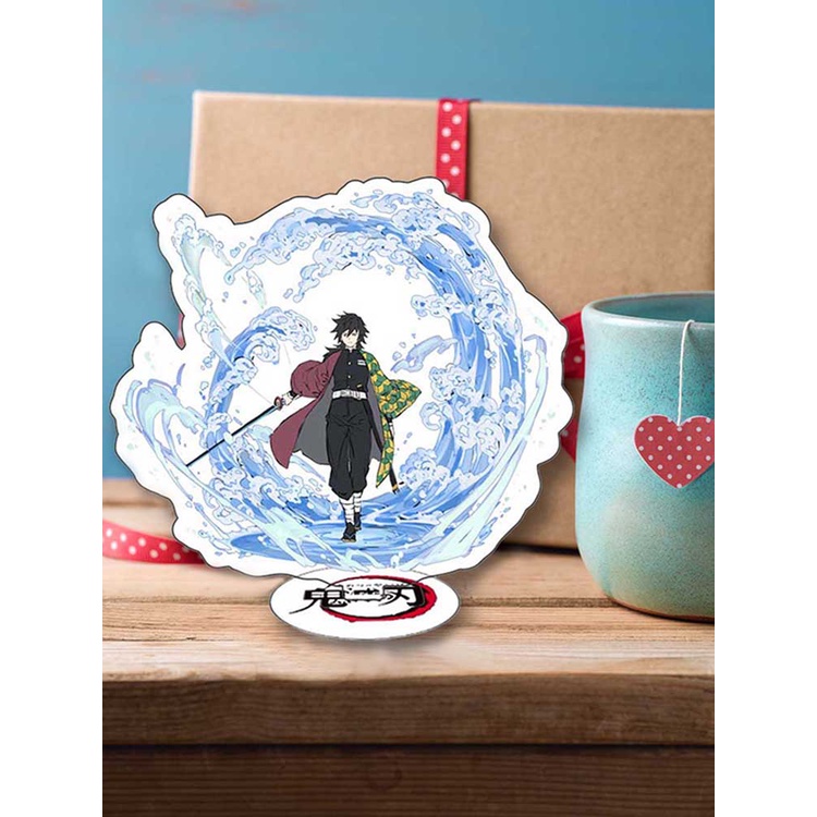 Mô Hình Nhân Vật Kimetsu No Yaiba Tanjirou Nezuko Chân Đứng Bằng Acrylic
