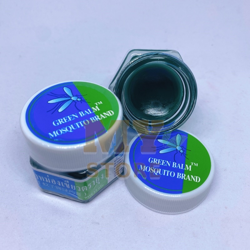 (Chính Hãng) Dầu Cù Là Chống Muỗi Green Balm Mosquito Brand Thái Lan 13g