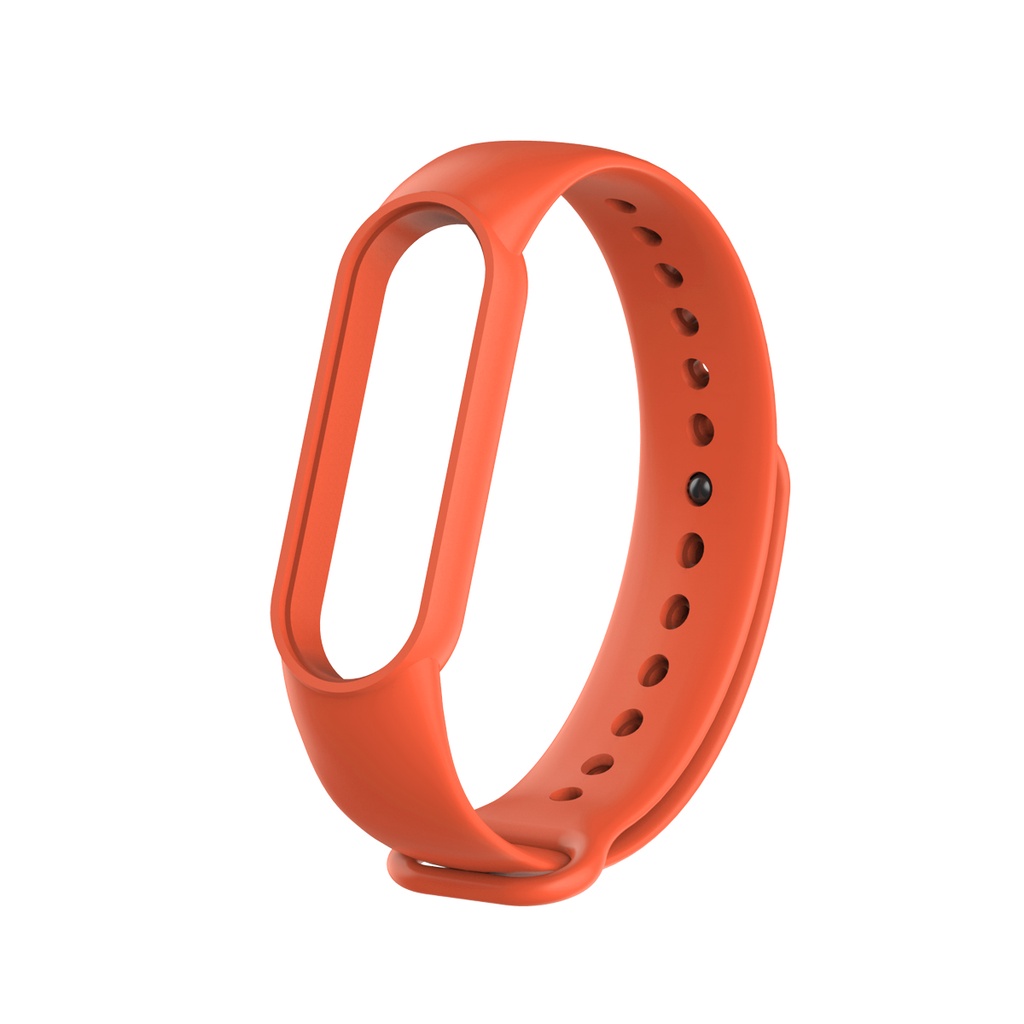 Dây Đeo Thay Thế Chất Liệu Silicon Màu Trơn Dành Cho Xiaomi Mi Band 5 / Miband 6