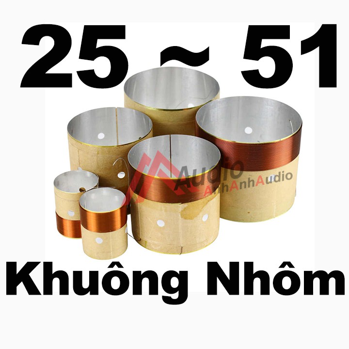 Coil loa 25.5 - 25.9 - 30.5 - 32.5 - 35.5 - 38.5 xương nhôm hàng đẹp , đóng gói kỹ lục