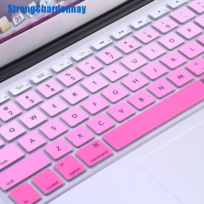 Vỏ Silicone Màu Cầu Vồng Bọc Bàn Phím Cho Imac Macbook Pro 13 "15"