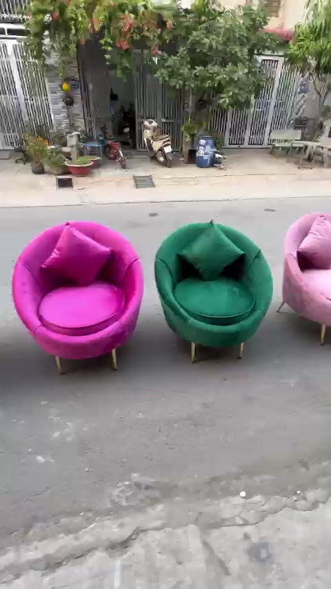 Ghế sofa đơn thư giãn, ghế đọc sách, sofa nail vải nhung chính hãng - bảo hành 12 tháng | BigBuy360 - bigbuy360.vn