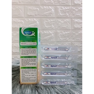 Alphavit men enteromina hộp 20 ống date mới