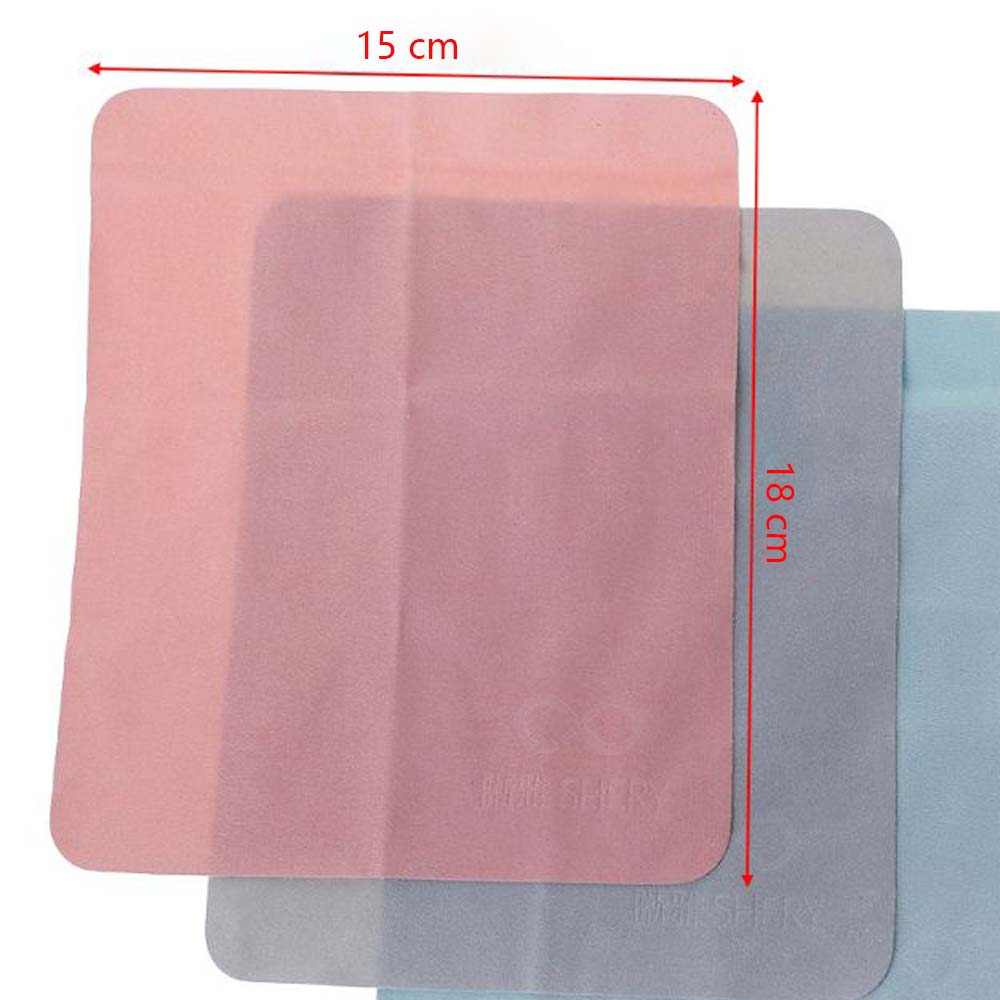 Set 10 khăn sợi lau kính 5 màu sắc khác nhau tiện dụng