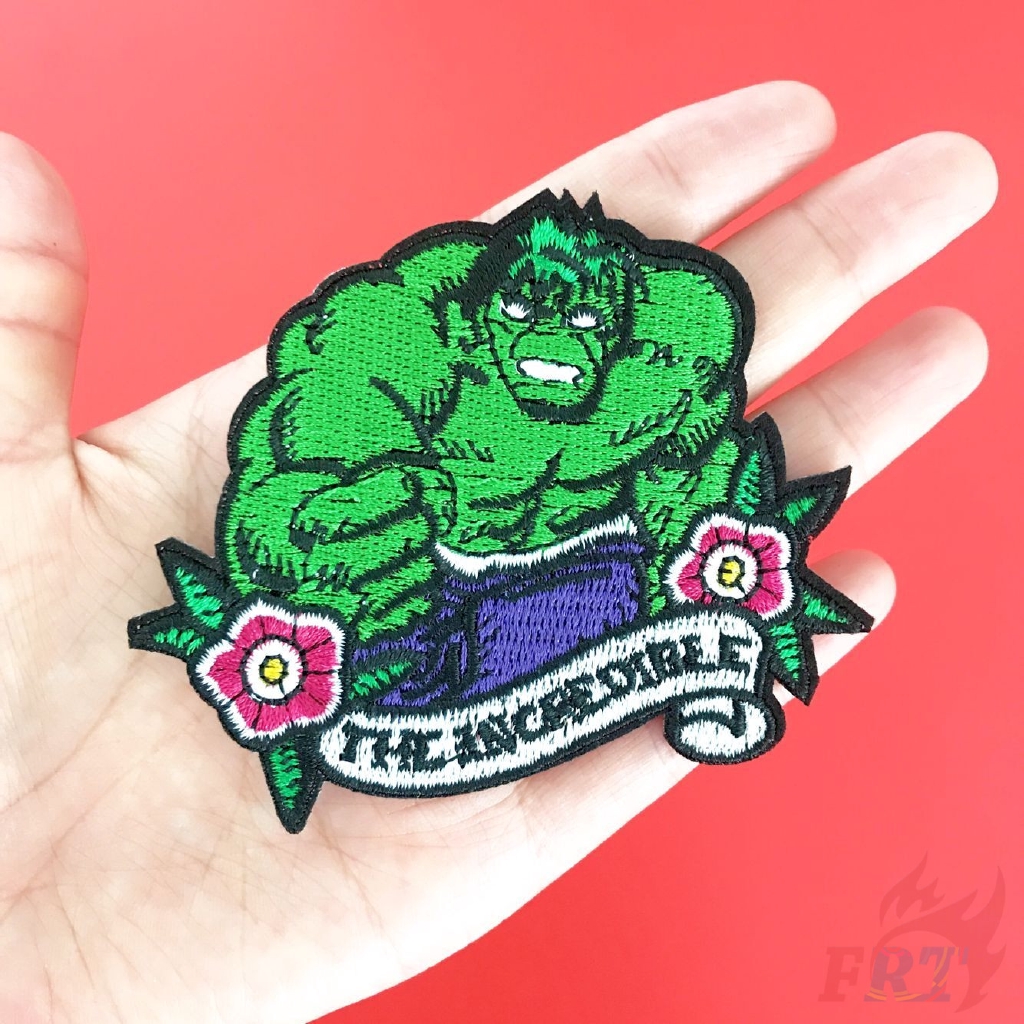 Miếng vải thêu hình Marvel Series 03 Người Sắt / Captain America / Hulk DIY để trang trí quần áo